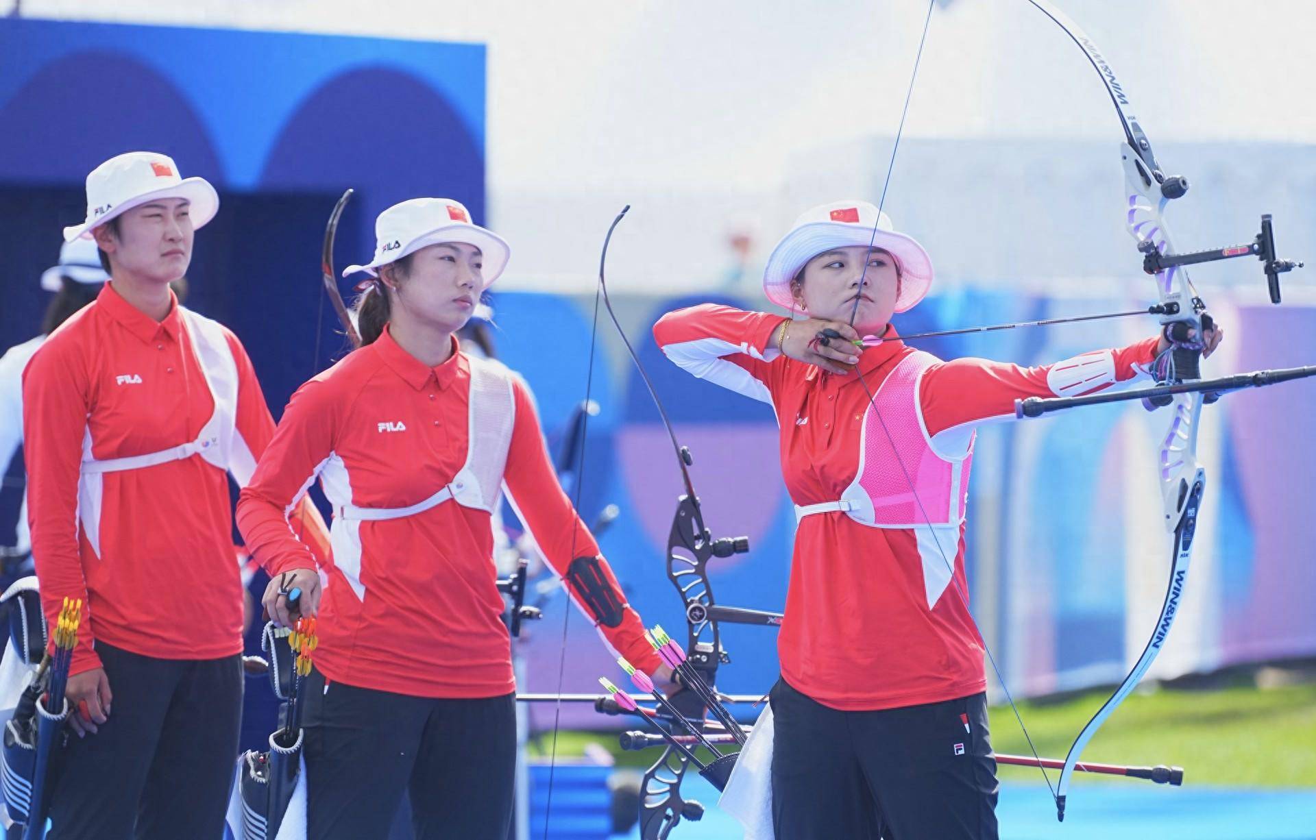 射箭决赛:韩国选手稳操胜券 射箭决赛:韩国选手稳操胜券